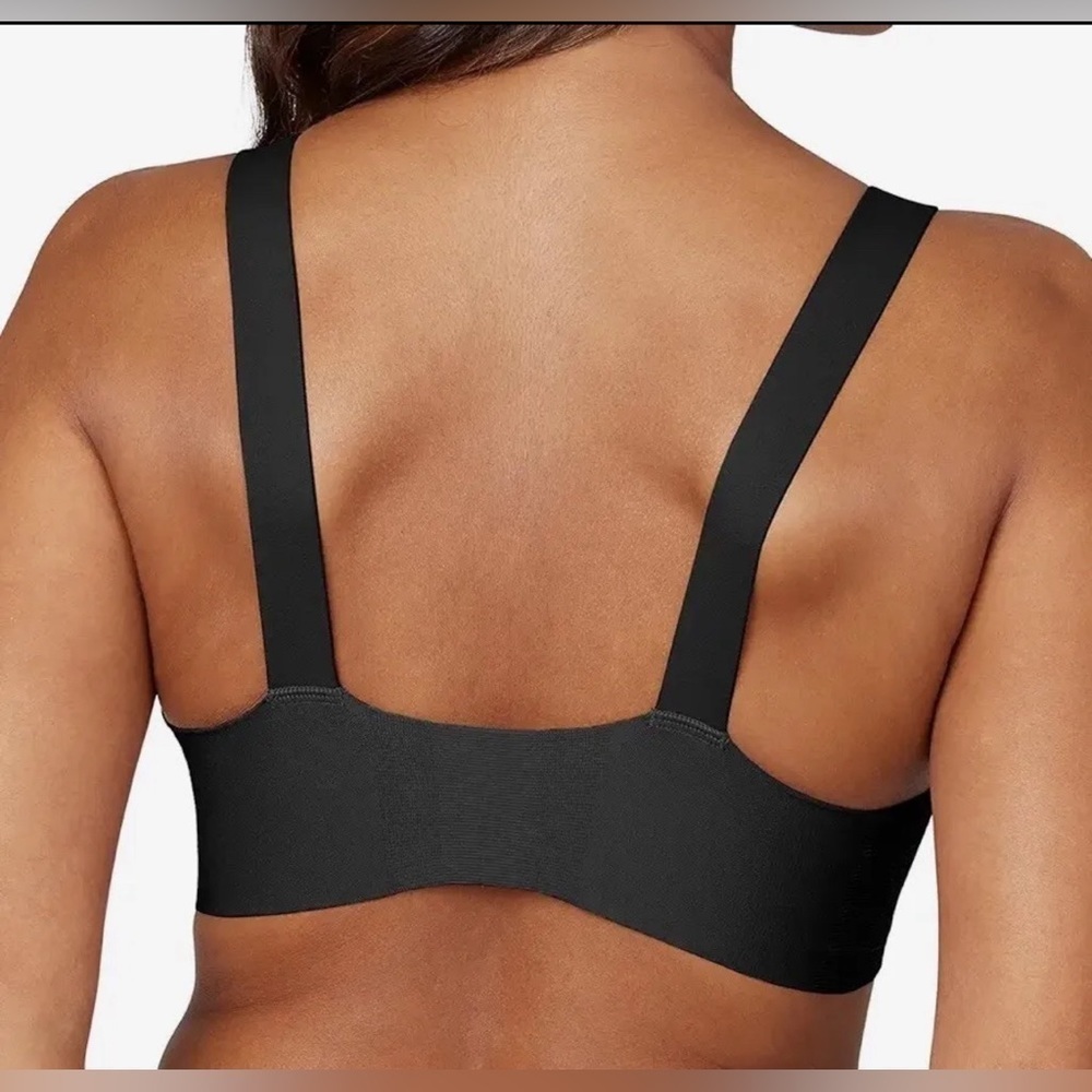 SPANX Bra-llelujah Illusion Lace Full Coverage Bra 34DDD Black NWT - Picture 2 of 11